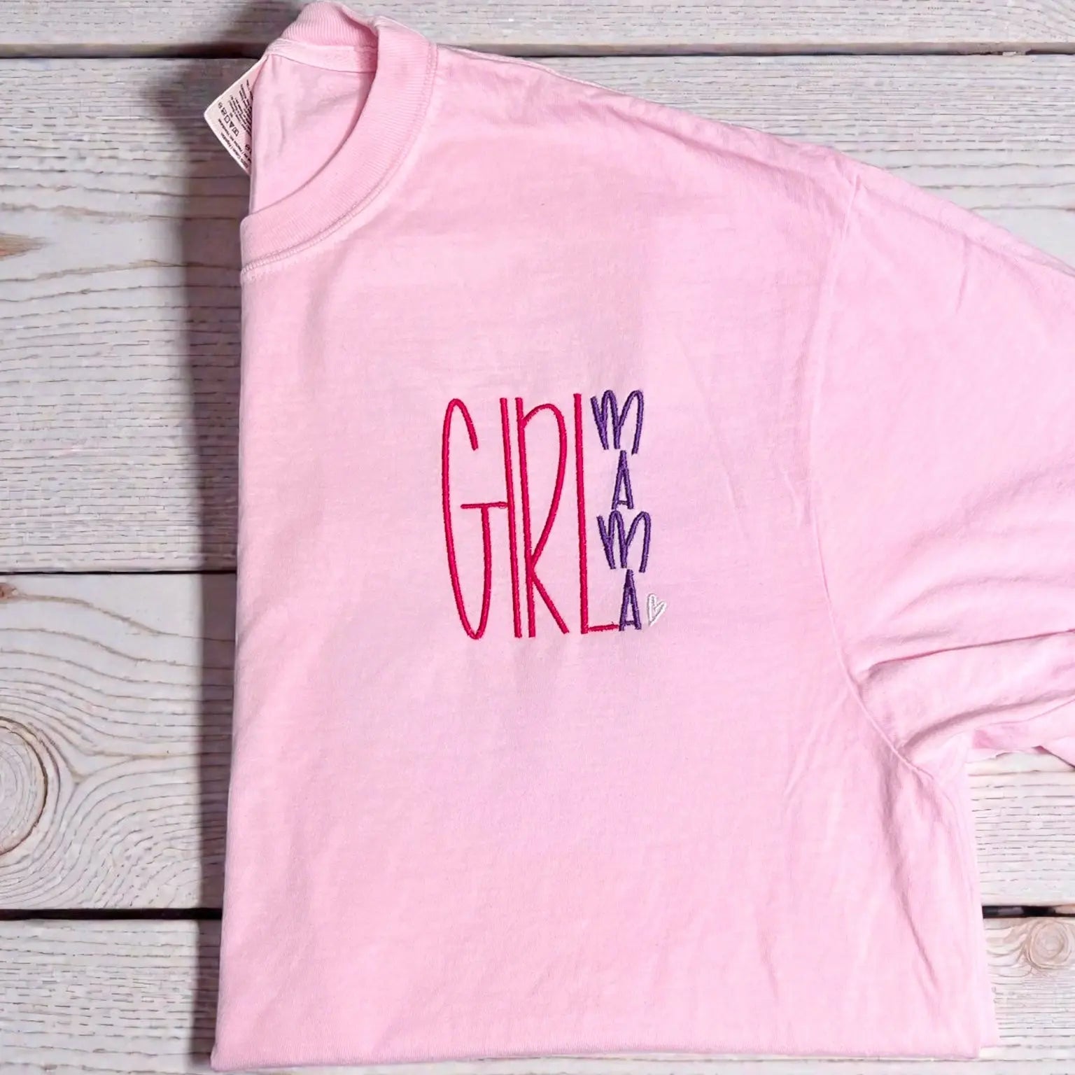 Embroidered Mama Shirt | Boy Mama • Girl Mama • Mama of Both Embellish by Arwa